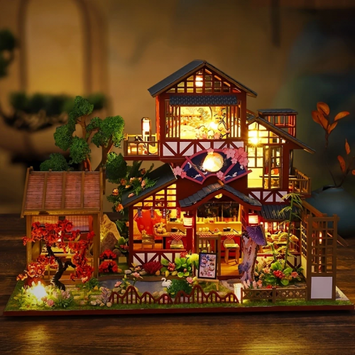DIY miniature - Maison Traditionnel Japonaise (34 x 26 x 25 cm) 