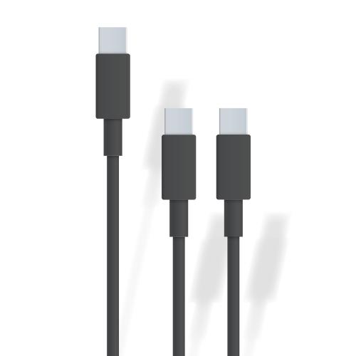 image principale pour Câble Fast Charge 3M pour 2 Manettes PS5/PS5 slim Type C Type C