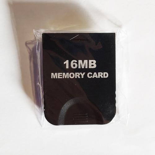 Carte mémoire GC/Wii 16 MB/251 blocs Noire (en sachet)