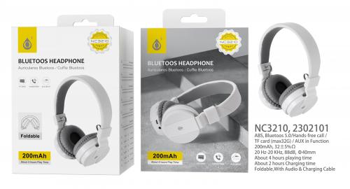 Casque bluetooth  Pliable -NC3210 - Blanc