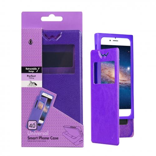 Coque Universelle 5 pouces pour téléphone portable Violette