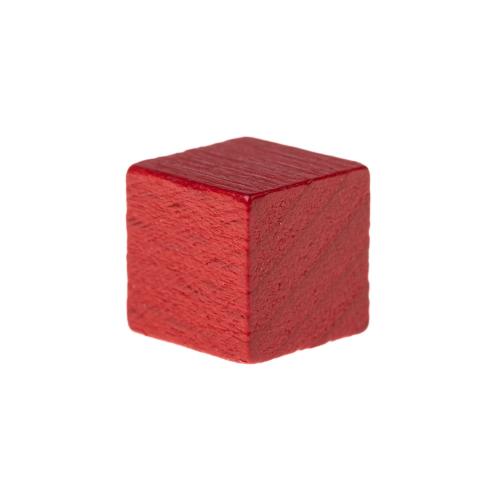 image Cube en bois- 10mm- Rouge