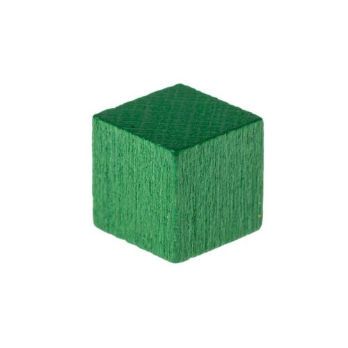 image Cube en bois- 10mm- Vert