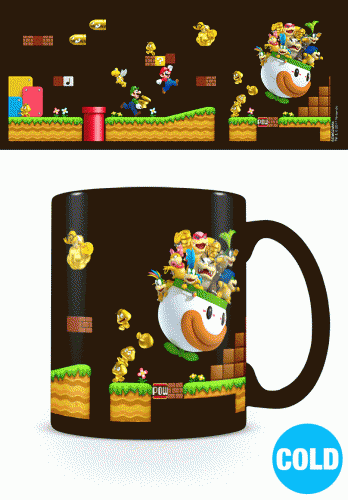 image principale pour Nintendo- Mug Heat Change Super Mario 315ml - Gold Coin Rush
