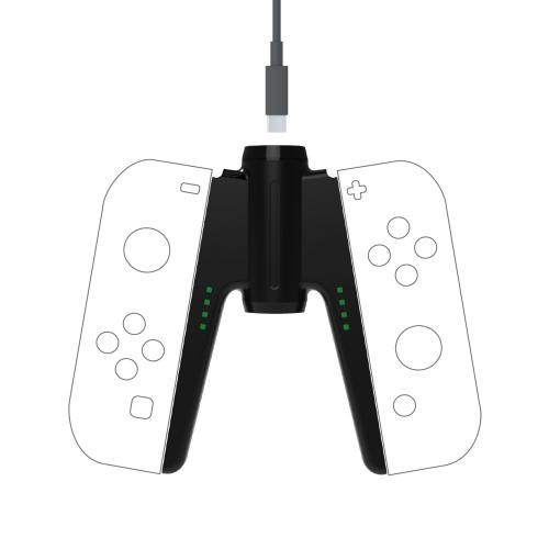 image principale pour Grip de Charge pour 2 Joy-Cons avec Câble Type-C de 2,5m