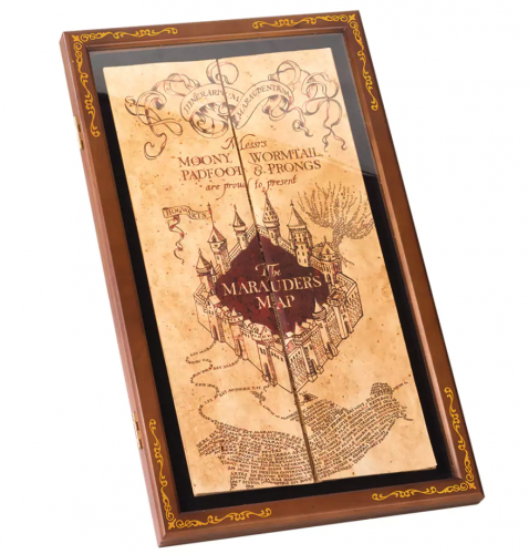 image Harry Potter- Coffret en bois- Carte du Maraudeur(pas la carte à l'intérieur)