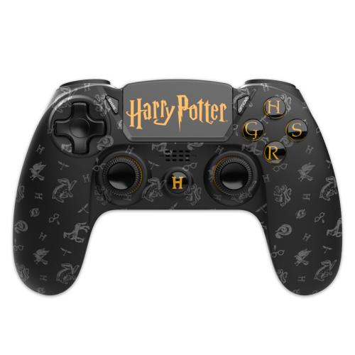 Harry Potter - Manette Sans Fil PS4 - Prise Jack - Boutons Lumineux - Noir 