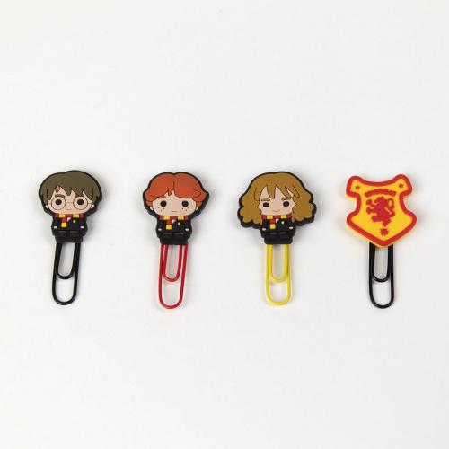 image principale pour Harry Potter - pack 4 clips métalliques - personnages