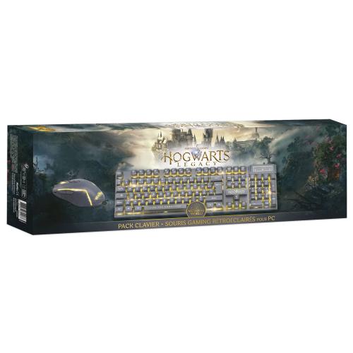 image principale pour Harry Potter-Pack Clavier+Souris gaming rétroéclairés Hogwarts Legacy (compatible PS4)