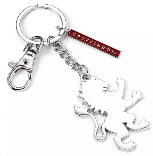 image principale pour Harry Potter - Porte-clé Plaqué argent -Plaque Gryffondor