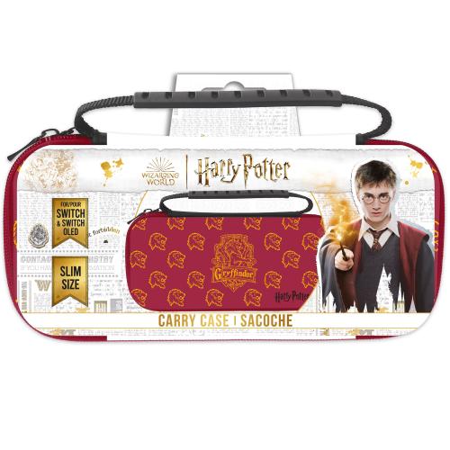 image principale pour Harry Potter - Sacoche Slim pour Switch et Switch Oled - Rouge - Gryffondor 