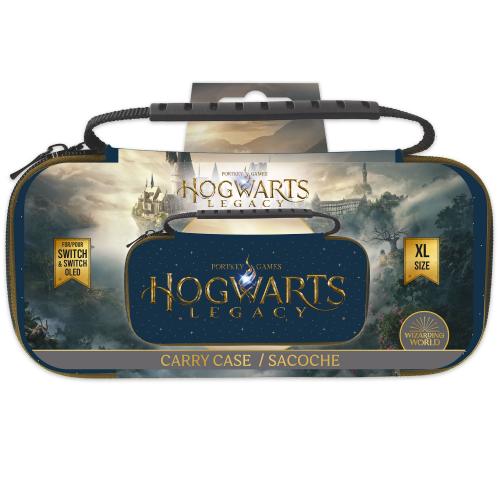 image principale pour Harry Potter - Sacoche XL pour Switch et Switch Oled - Hogwarts Legacy fond bleu+gros logo