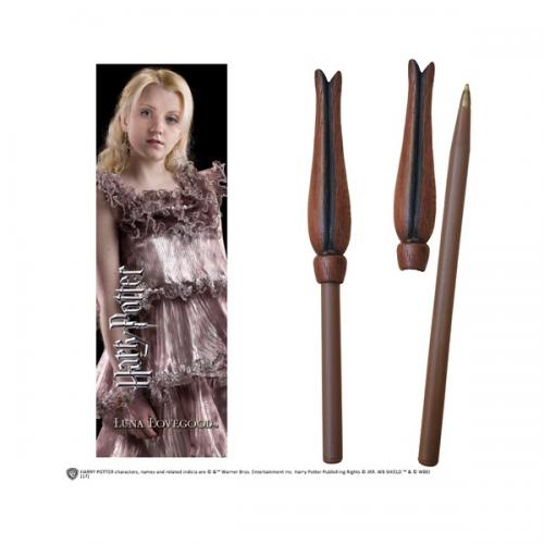 image Harry Potter- Stylo Baguette et marque page- Luna Lovegoog