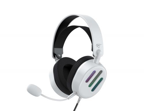 image principale pour HAVIT - Casque Gaming RGB- Filaire avec Micro - Blanc