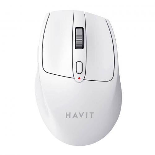 HAVIT - Souris Ergonomique - Sans fil - Pile (1xAA) Blanche