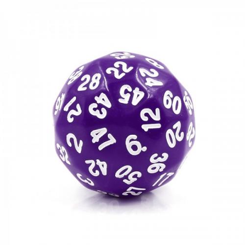 image principale pour HDD28 Dé 60 faces – Violet