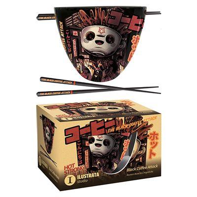 image principale pour Ilustrata - Bol Ramen Set 511ml - Burgerzilla