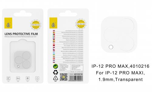 Iphone- Verre trempé pour Camera 12 Pro Max/6,7 Pouces - 1,9 mm