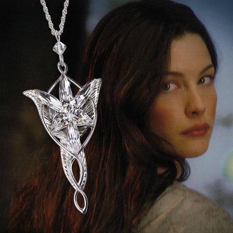 image principale pour Le Seigneur des Anneaux - Pendentif Réplique - Etoile du soir Arwen