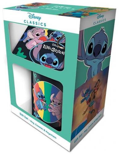 image Lilo&Stitch - Coffret (Mug, porte-clés, sous-verres)