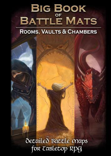 Livre plateau de jeu : Big Book of Battle Mats Rooms, Vaults and Chambers