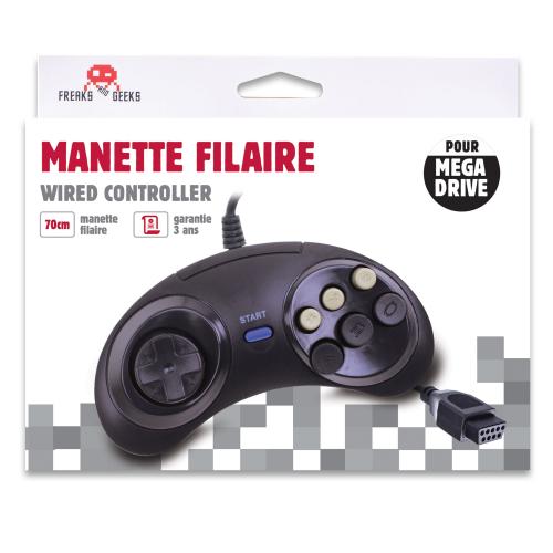 image principale pour Manette 6 boutons MegaDrive/Genesis/MasterSystem
