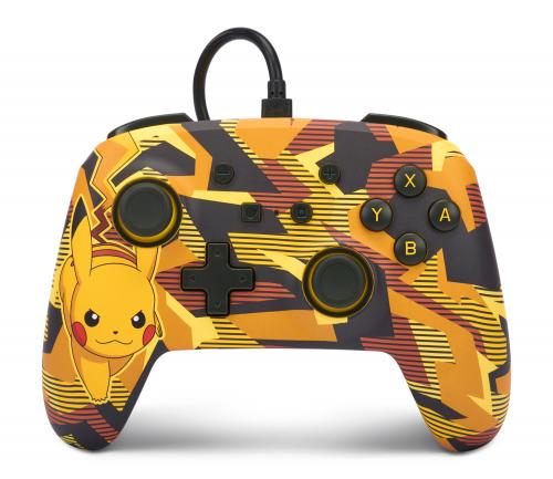 Manette Filaire Améliorée pour Switch - Camo Storm Pikachu