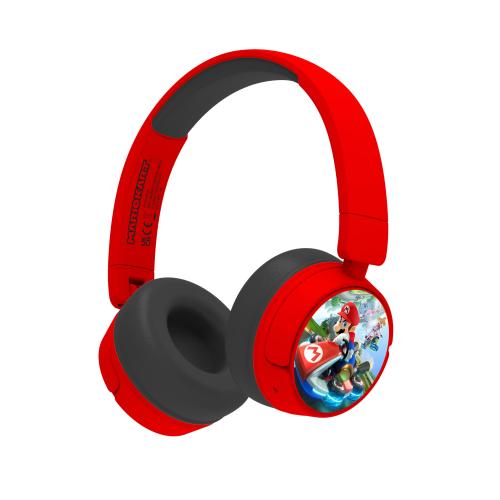 image Mario Kart - Casque Bluetooth Kidsafe sans micro (compatible PS5, PS4, Series X/S...)