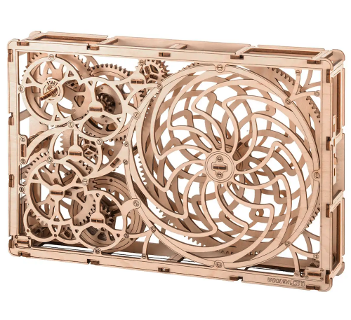 Mecanisme 3D bois - Image cinétique (185 pcs)
