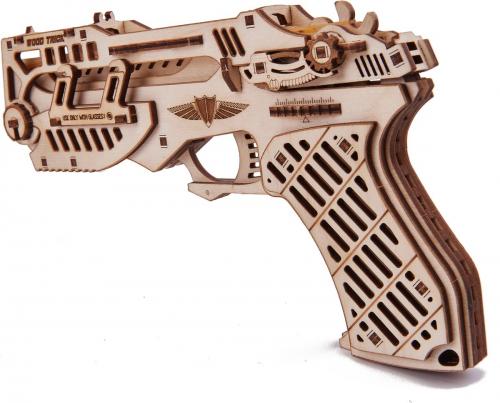 Mécanisme 3D en bois - Cyber Gun - 122 pcs