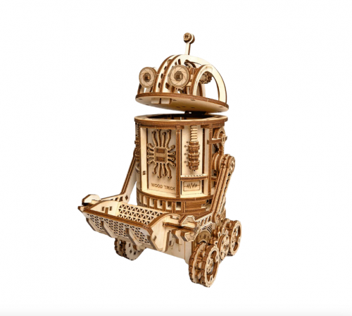Mécanisme 3D en bois - Robot spatial (mécanique) - 358 pcs