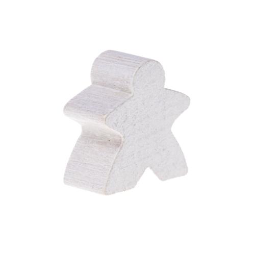 image Meeple en bois- 17mm- Blanc