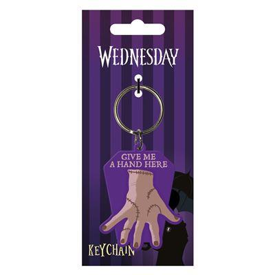 image principale pour Mercredi -Porte-clé Caoutchouc - give me a hand