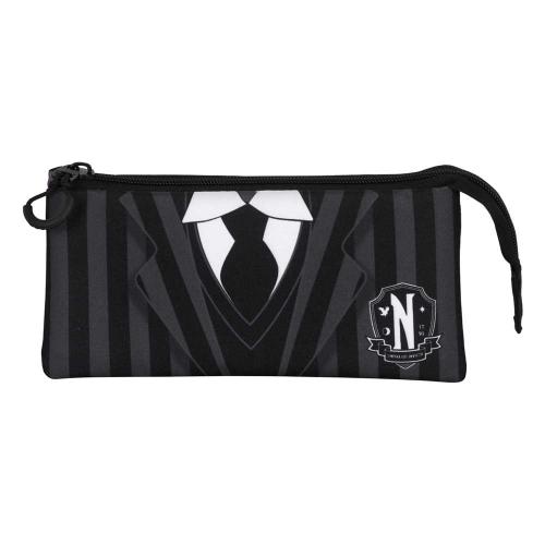 image principale pour Mercredi - Trousse triple compartiment- Uniforme