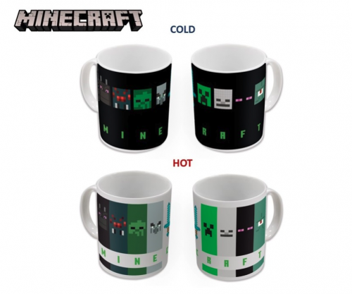 image principale pour Minecraft - Mug Thermo-réactif (heat change) 325 ml- Minecraft