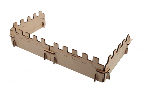 image principale pour Murs inférieurs 220 Click&Play en bois (à assembler)