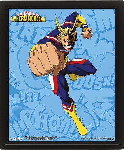 image principale pour My Hero Academia- Poster 3d lenticulaire- All Might(20x25cm)