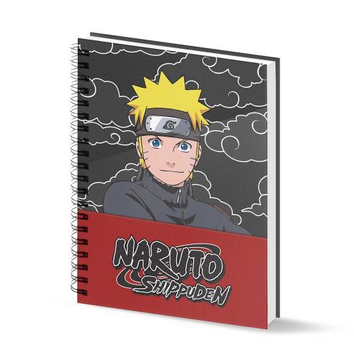 image principale pour Naruto - Cahier quadrillé A4 - Naruto Shippuden