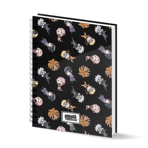 image principale pour Naruto - Cahier quadrillé A4 - Naruto Wind