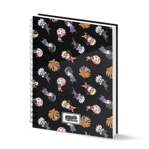 image Naruto - Cahier quadrillé A4 - Naruto Wind