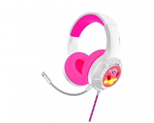 image principale pour Nintendo - Casque gaming filaire Kirby Blanc / Rose Pro G4 (compatible PS5, PS4, Series X/S...) 