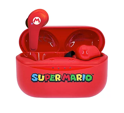 image principale pour NINTENDO -Earpods bluetooth 5.0 - Super Mario (Rouge)