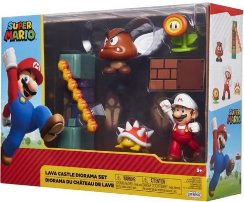 image principale pour Nintendo - Super Mario Diorama - Château de Lave