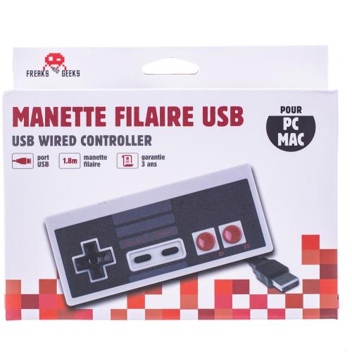 image principale pour Manette USB forme NES pour PC/MAC En Boite