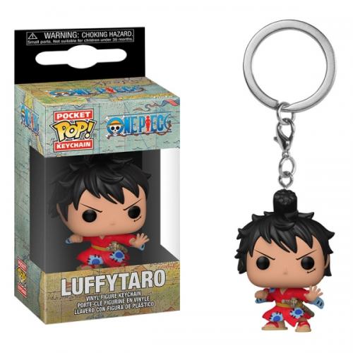 image principale pour One Piece - Porte-clés Funko Pop –  Luffytaro en Kimono