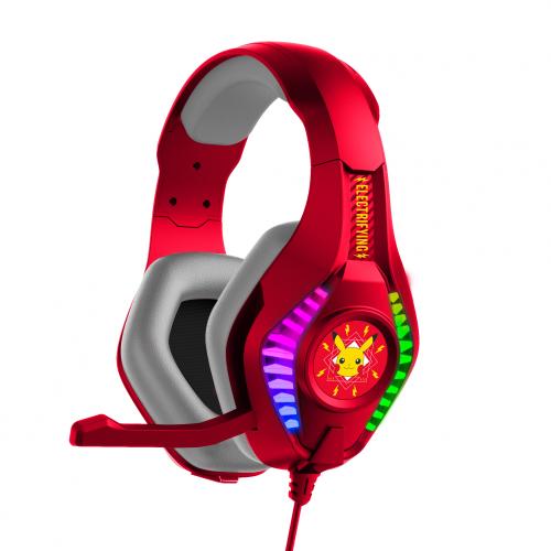 image principale pour Pokémon - Casque gaming filaire Pikachu Pro G5 + micro - Game on (compatible PS5, PS4, Series X/S...) 