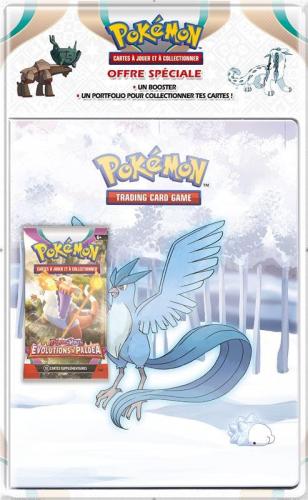 image principale pour Pokémon JCC - Écarlate et Violet - Portfolio avec booster EV04 (Blister Aléatoire) FR