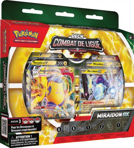 image principale pour Pokémon JCC -Combat de ligue Miraidon-ex 2023/12 FR