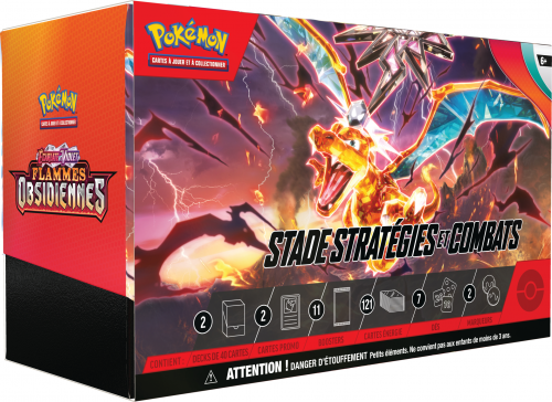 image principale pour Pokémon JCC FR - EV03 Ecarlate et Violet - Stade Stratégies et Combats Flammes Obsidiennes
