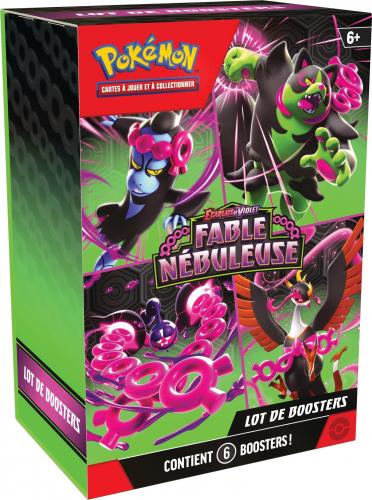 image principale pour Pokémon JCC - FR Ecarlate et Violet - Lot de Boosters Fable Nébuleuse FR FR